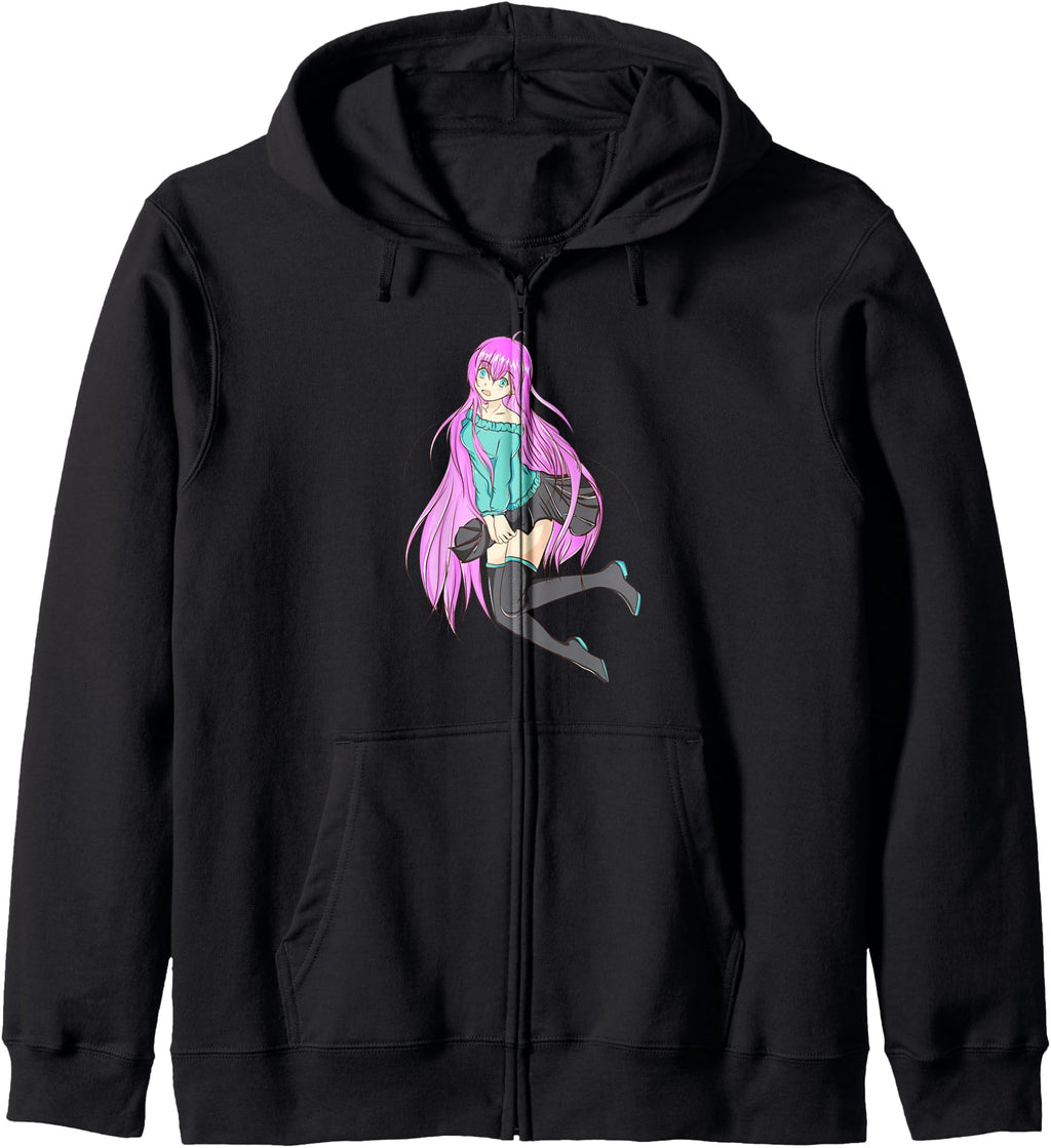 Authentic Sexy Schoolgirl Sweatshirt - Custom Art Print for Adults - T-Shirt, Sweatshirt, Hoodie
