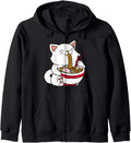 Handcrafted Kawaii Cat Eating T-Shirt - Casual Everyday Wear Men Women - T-Shirt, Sweatshirt, Hoodie