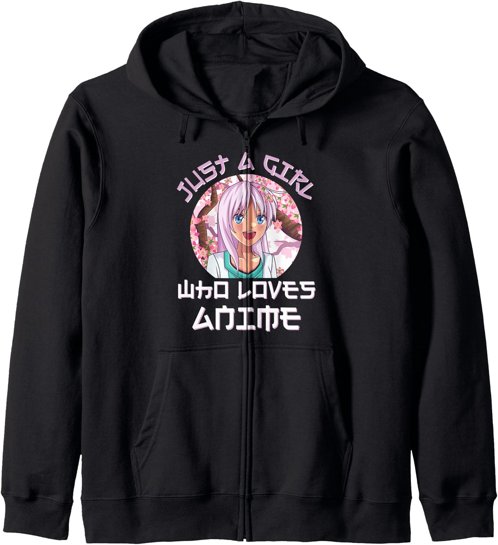 Authentic Just Who Loves Anime Anime T-Shirt - Casual Everyday Wear Unisex - T-Shirt, Sweatshirt, Hoodie