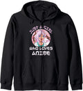 Authentic Just Who Loves Anime Anime T-Shirt - Casual Everyday Wear Unisex - T-Shirt, Sweatshirt, Hoodie