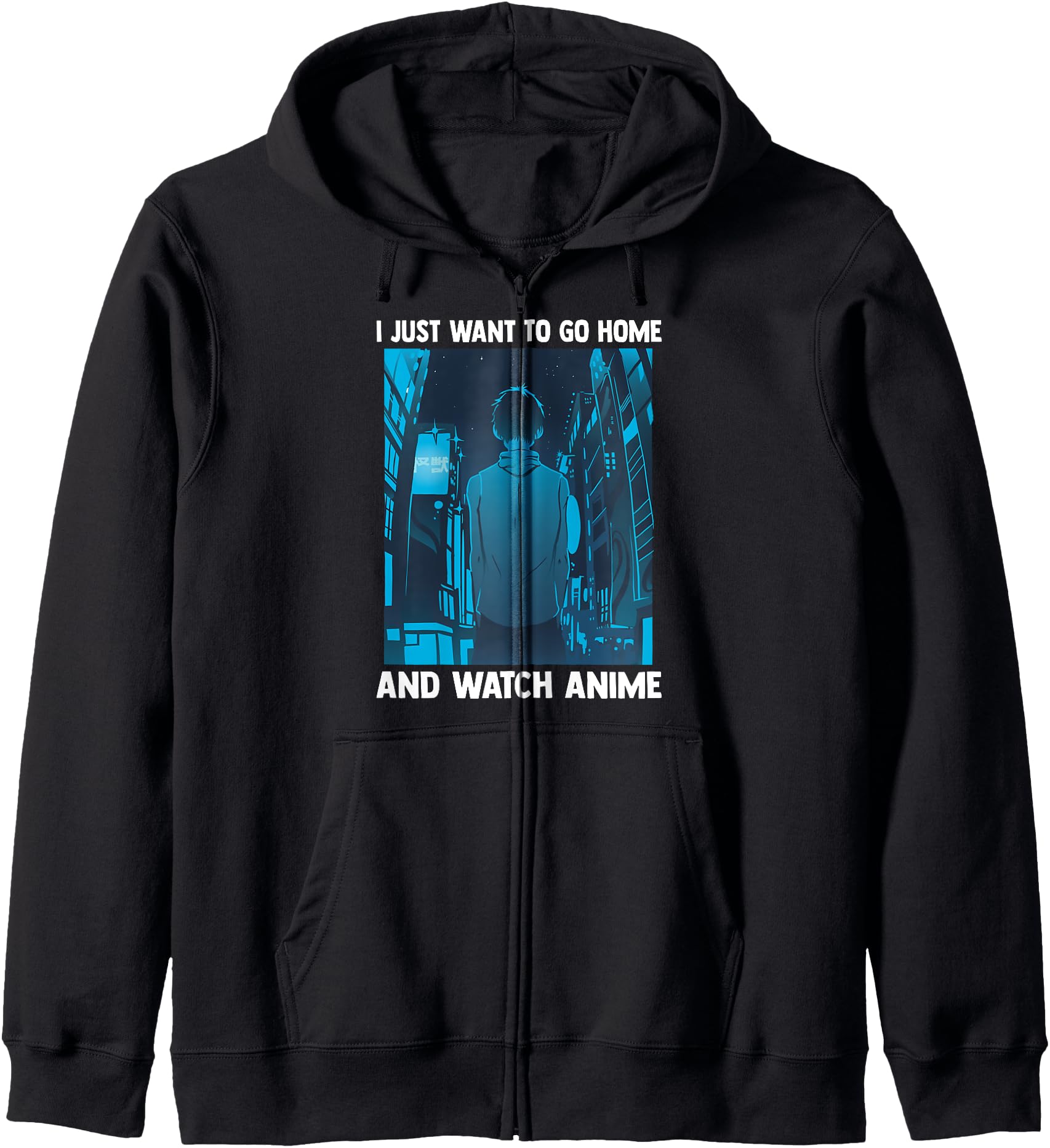 Authentic Kawaii Otaku Guy I Just Sweatshirt - Minimalist Print Unisex - T-Shirt, Sweatshirt, Hoodie