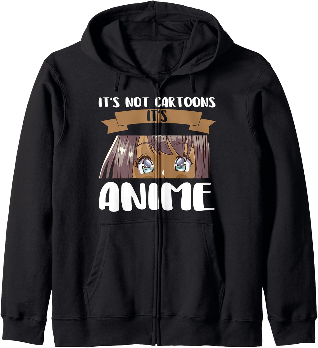 Authentic It S Not Cartoon It S Sweatshirt - Graphic Print for Adults - T-Shirt, Sweatshirt, Hoodie