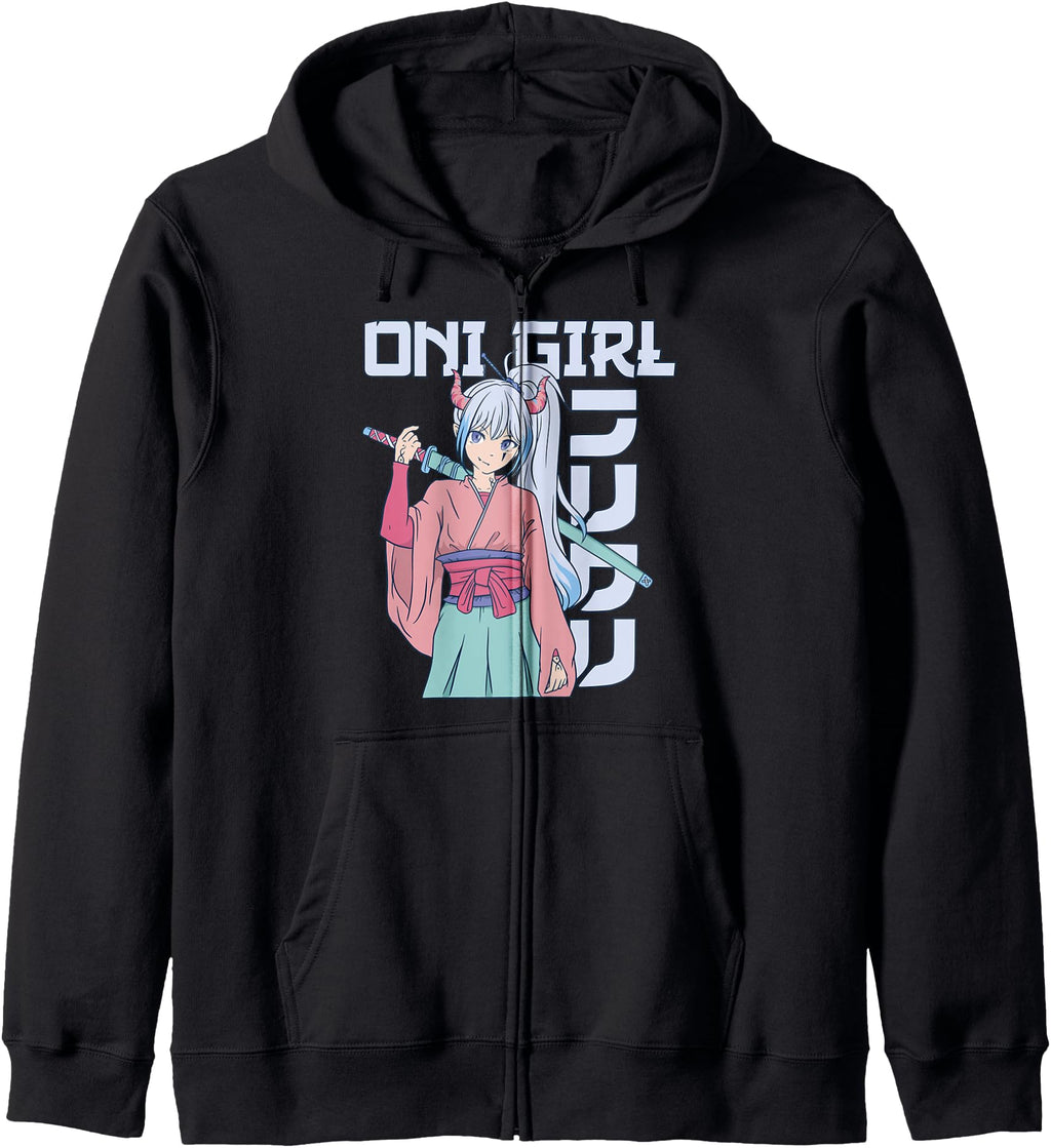 Exclusive Japan Oni Demon Katana Sweatshirt - Trendy Graphic Men Women - T-Shirt, Sweatshirt, Hoodie