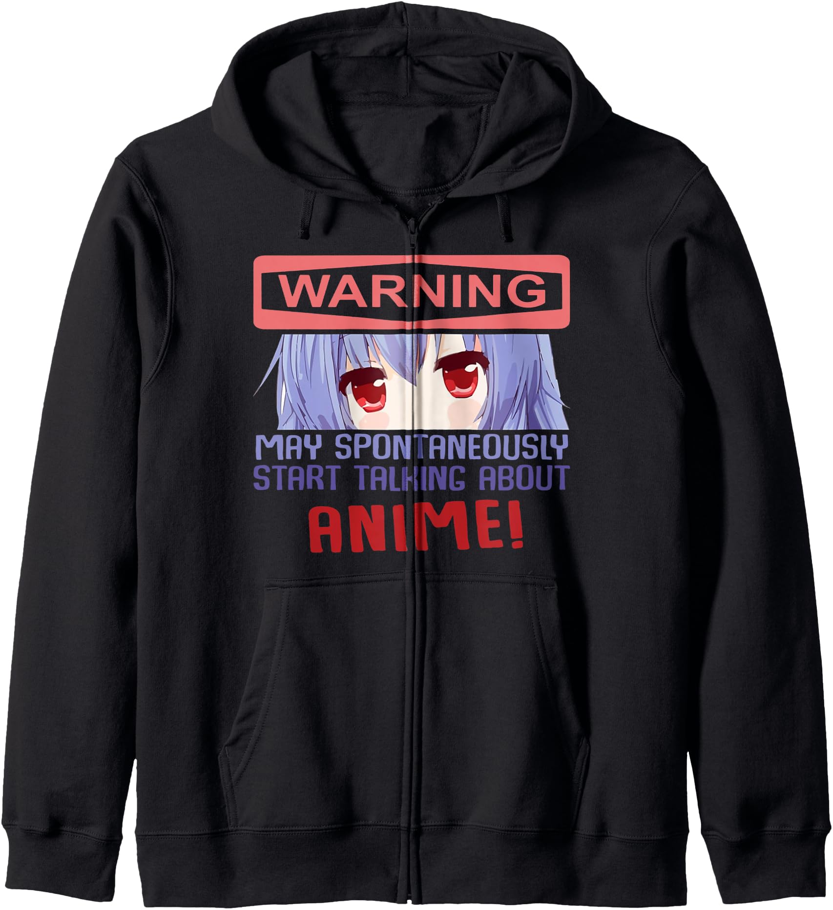 Warning May Spontaneously Talk About T-Shirt - Graphic Print for Adults - T-Shirt, Sweatshirt, Hoodie