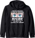 Anime Art Teen Anime Anime Lovers Hoodie - Minimalist Print for Adults - T-Shirt, Sweatshirt, Hoodie