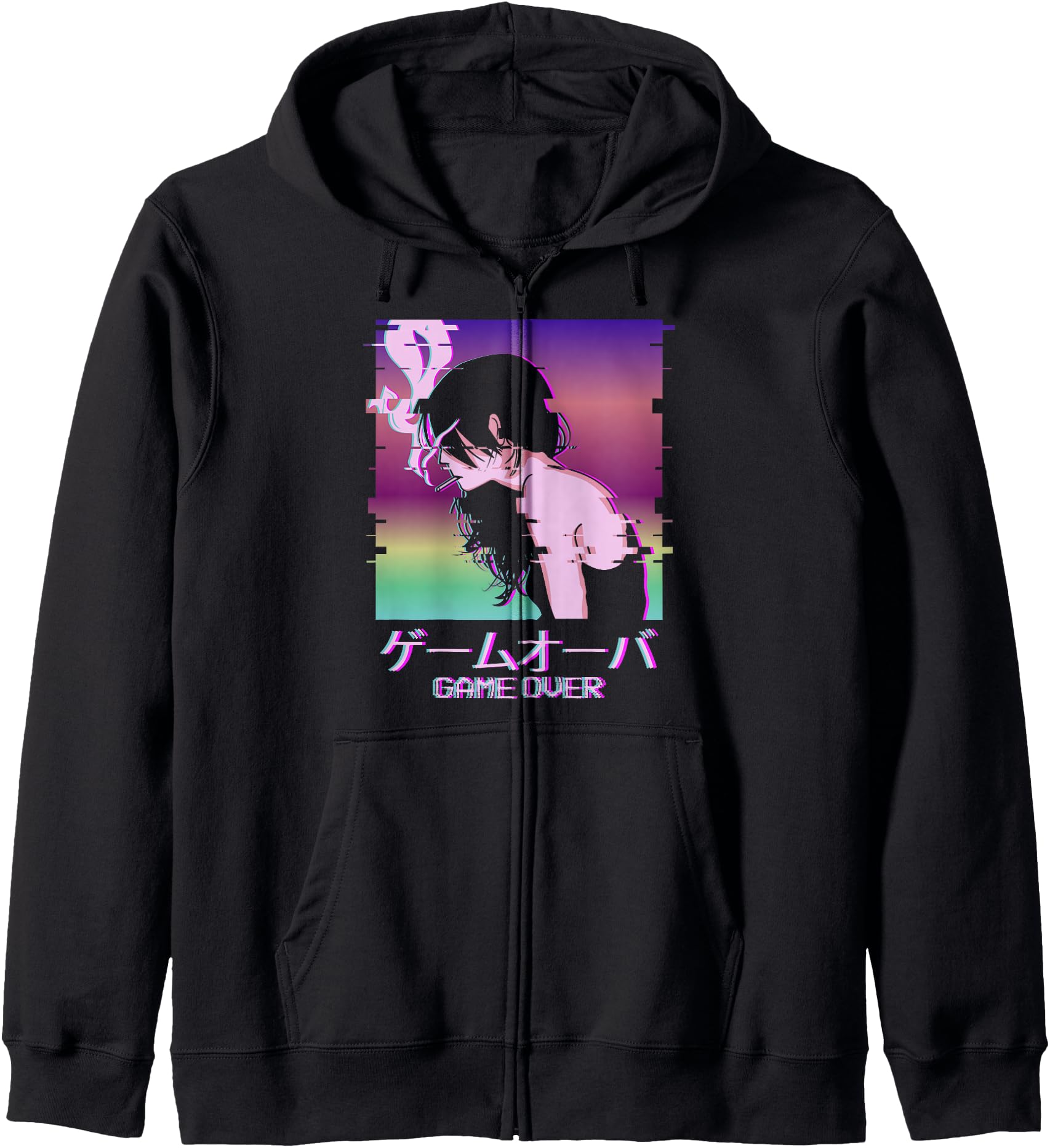 Vaporwave Anime Indie Old Sweatshirt - Custom Art Print for Adults - T-Shirt, Sweatshirt, Hoodie