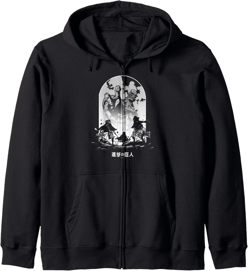 Attack Titan Season 2 Colossal Hoodie - Casual Everyday Wear Men Women - T-Shirt, Sweatshirt, Hoodie