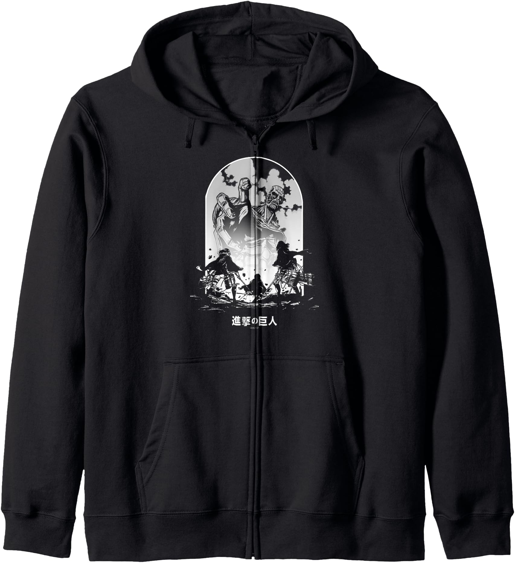 Attack Titan Season 2 Colossal Hoodie - Casual Everyday Wear Men Women - T-Shirt, Sweatshirt, Hoodie