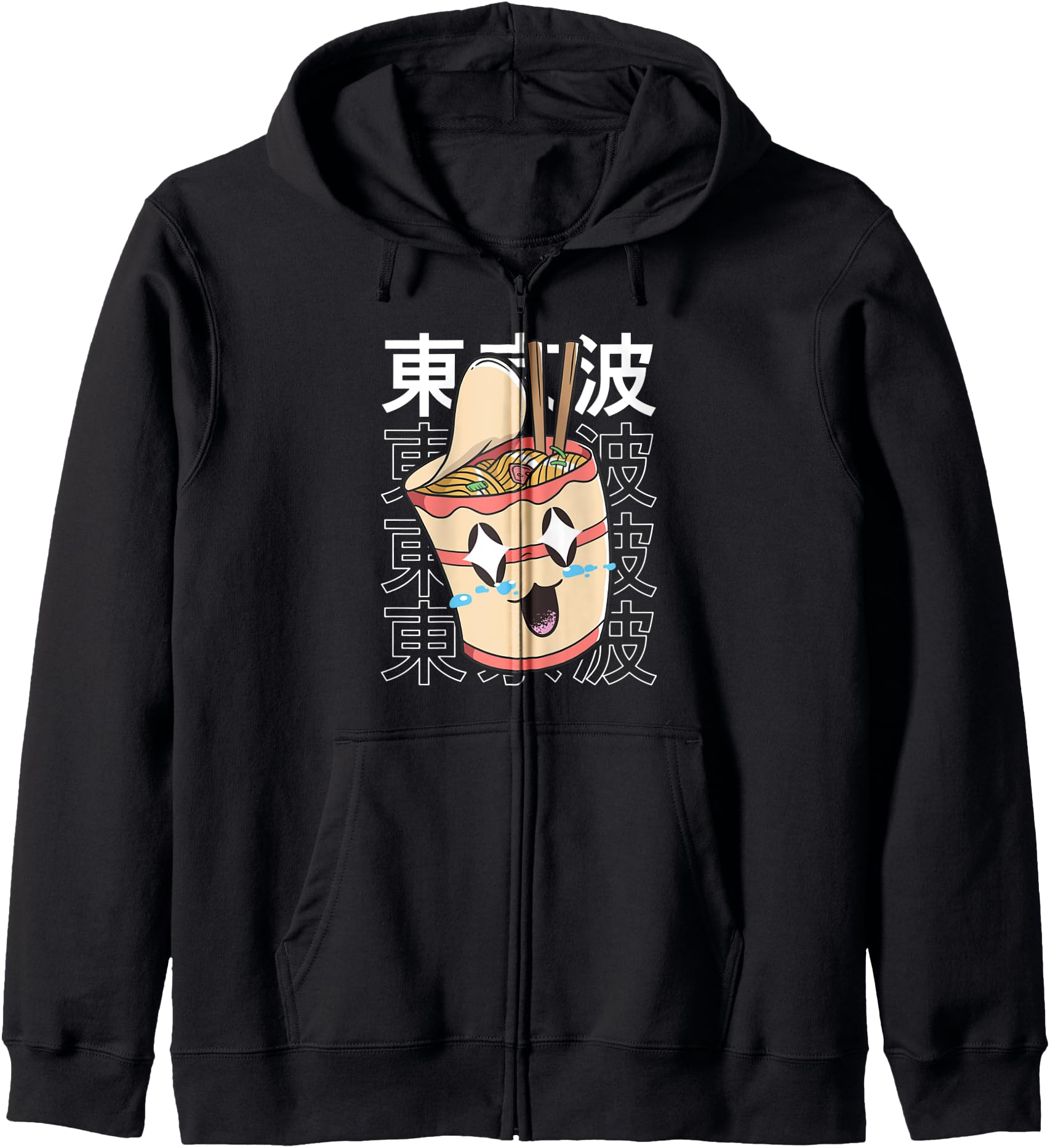 Authentic Kawaii Instant Ramen Sweatshirt - Custom Art Print Men Women - T-Shirt, Sweatshirt, Hoodie