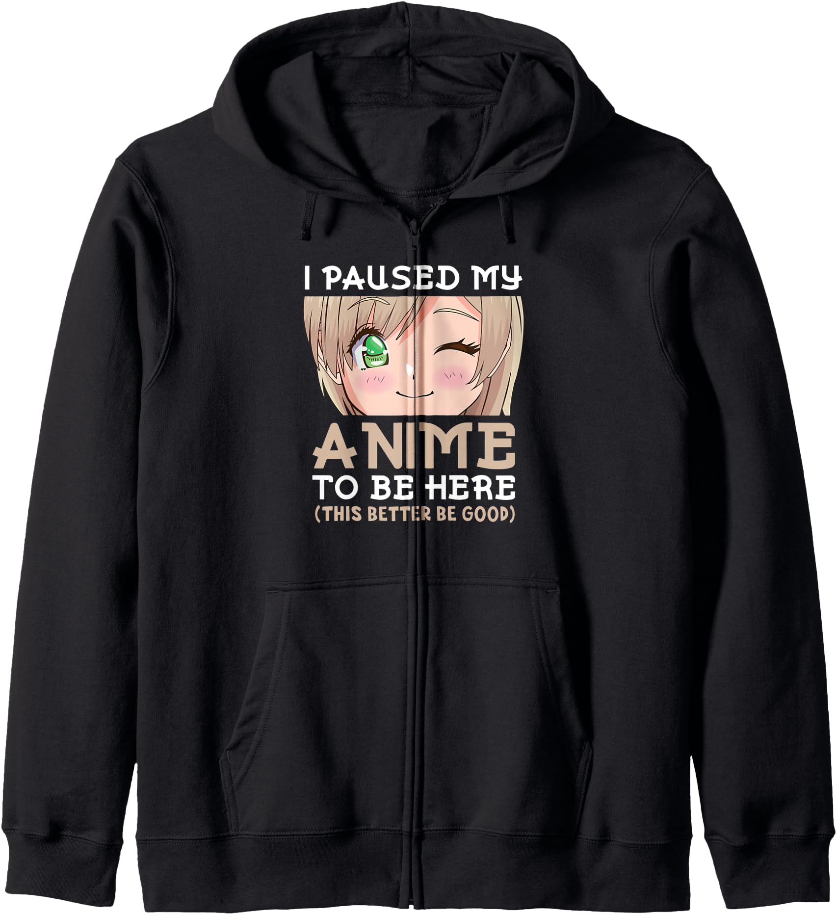 Manga Anime Teen I Paused My Anime T-Shirt - Fun Novelty Design for Adults - T-Shirt, Sweatshirt, Hoodie