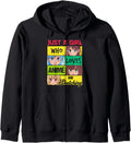 Just Who Loves Anime And Sketching Hoodie - Novelty Apparel for Adults - T-Shirt, Sweatshirt, Hoodie