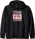 I Paused My Anime To Be Here Anime Manga Sweatshirt - Graphic Print Unisex - T-Shirt, Sweatshirt, Hoodie