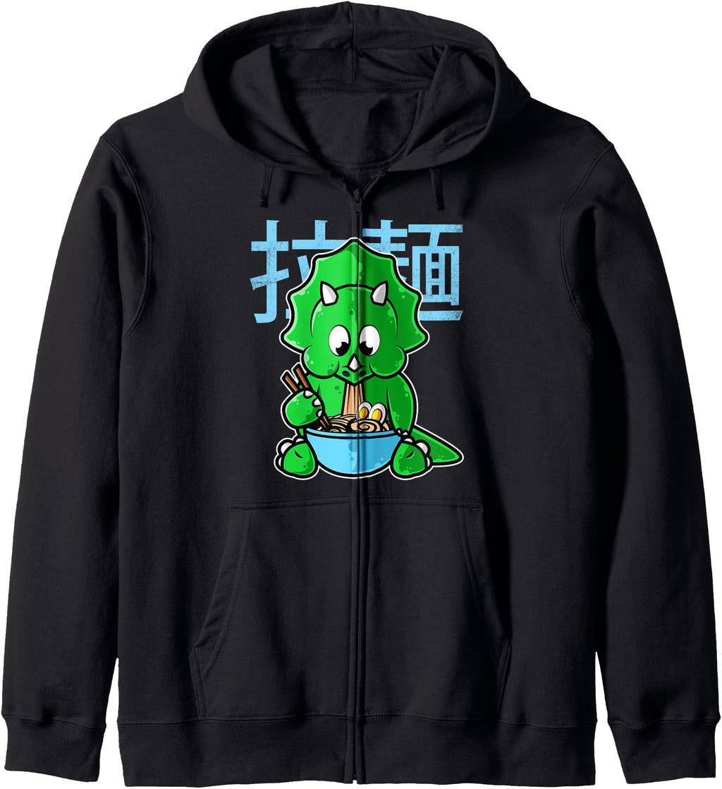 Exclusive Dinosaur Triceratops Ramen T-Shirt - Aesthetic Graphic Unisex - T-Shirt, Sweatshirt, Hoodie