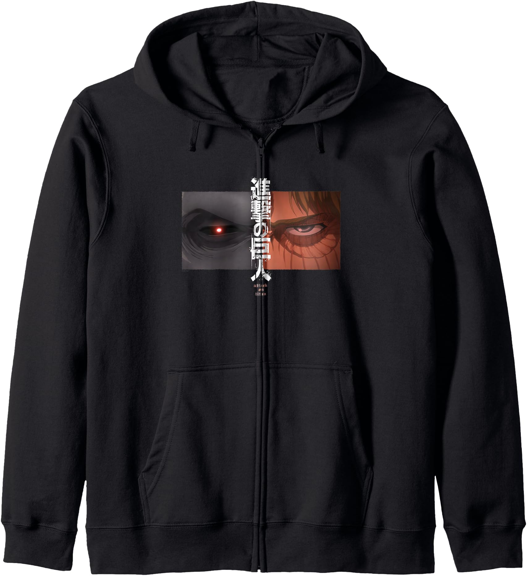 Handcrafted Attack Titan Season 3 Split Hoodie - Streetwear Style Unisex - T-Shirt, Sweatshirt, Hoodie