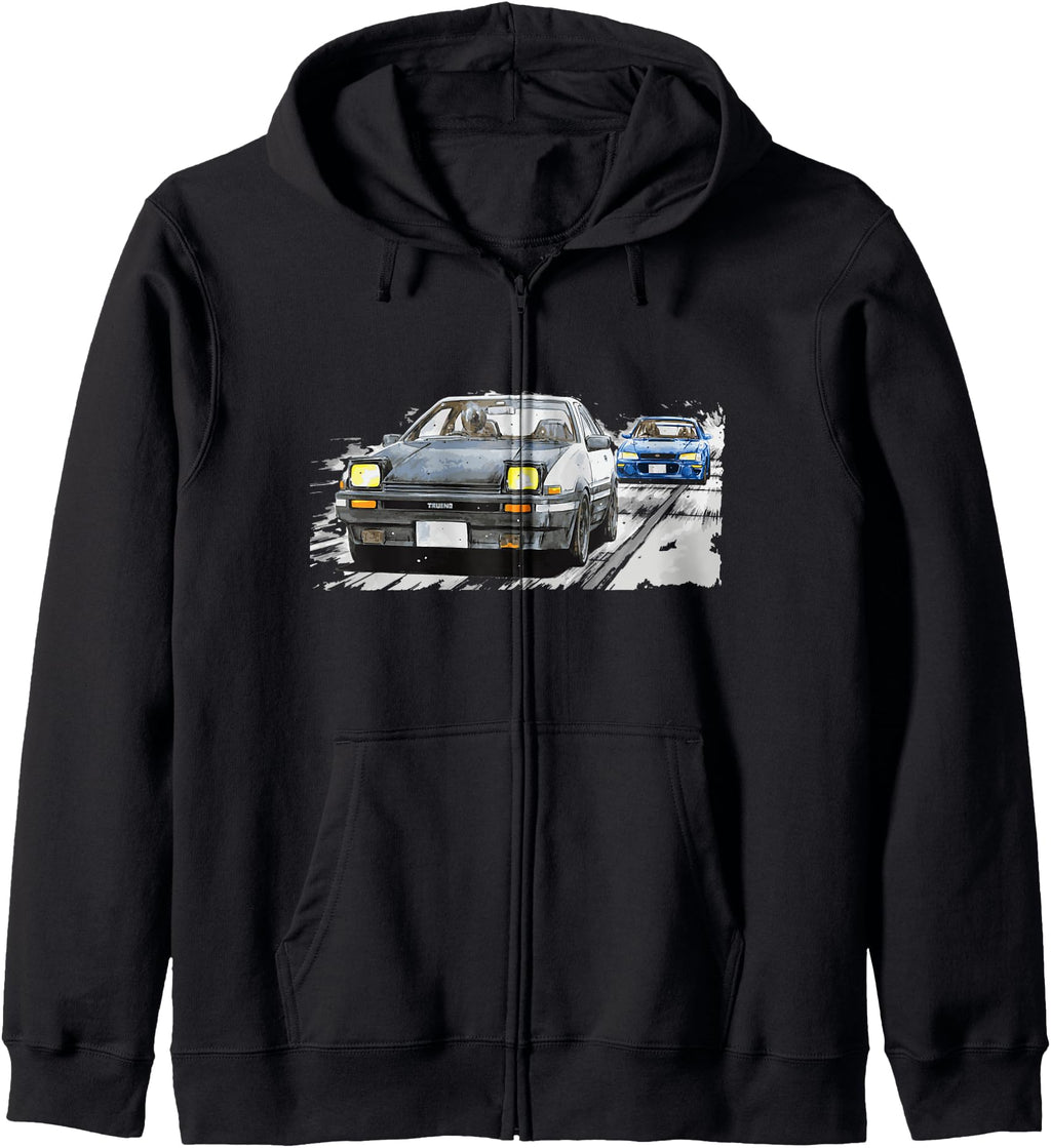Jdm Car Street Drift Race 86 Vs Gc8 Sweatshirt - Aesthetic Graphic Unisex - T-Shirt, Sweatshirt, Hoodie