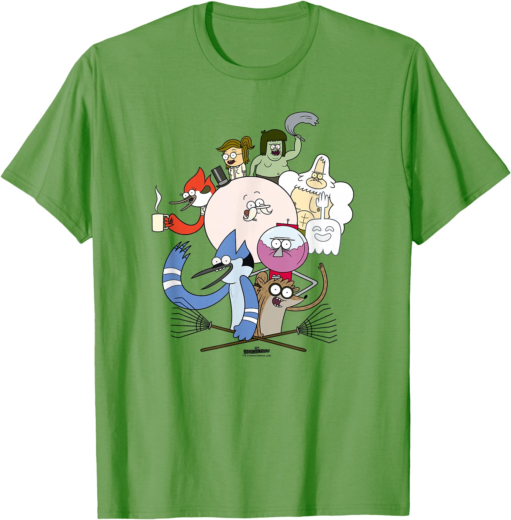 Original Regular Show Regular Cast T-Shirt - Minimalist Print for Adults - T-Shirt, Sweatshirt, Hoodie