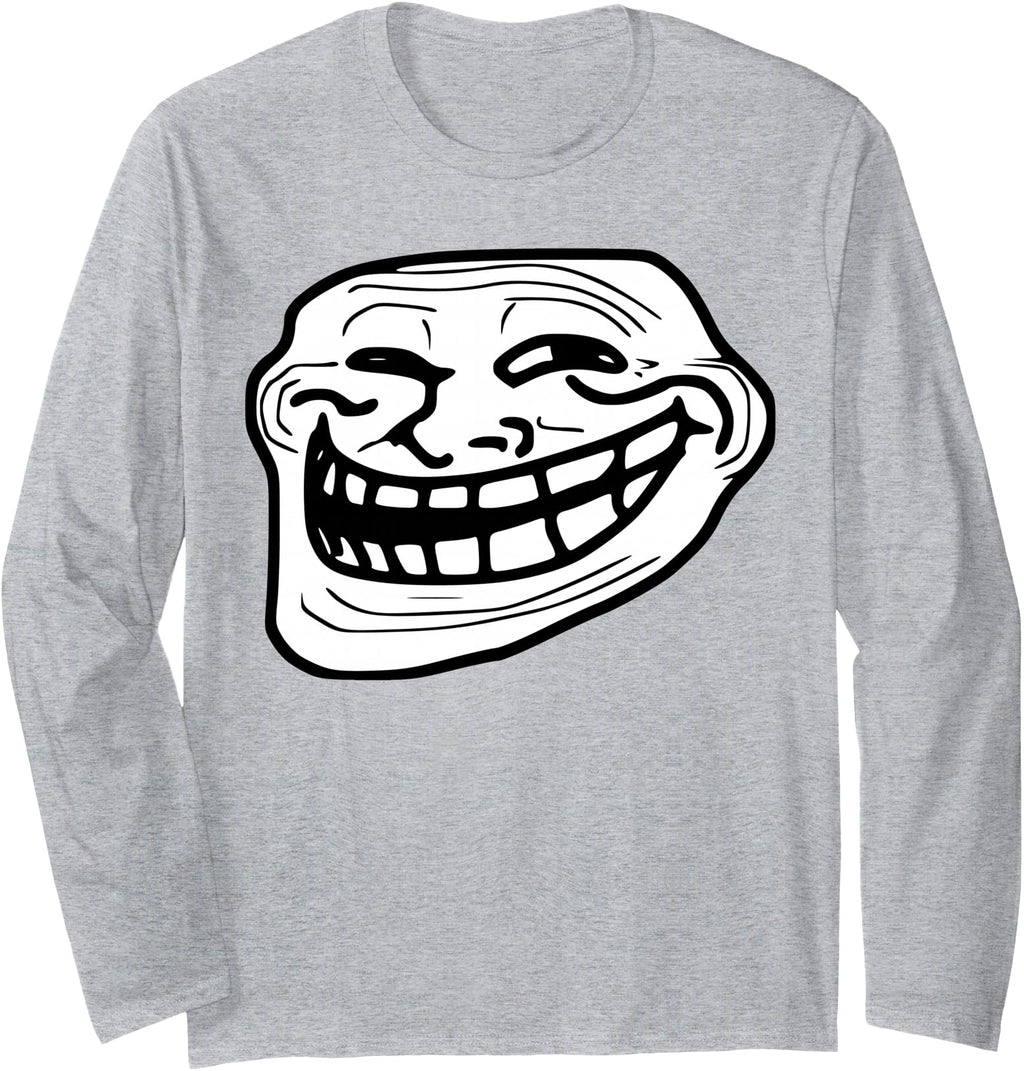 Exclusive Troll Face Meme Dank Sweatshirt - Novelty Apparel for Adults - T-Shirt, Sweatshirt, Hoodie