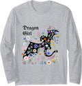 Authentic Floral Dragon Matching T-Shirt - Unique Graphic for Adults - T-Shirt, Sweatshirt, Hoodie