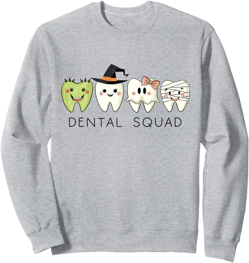 Authentic Dental Squad Halloween Dentist Hoodie - Unique Graphic Unisex - T-Shirt, Sweatshirt, Hoodie