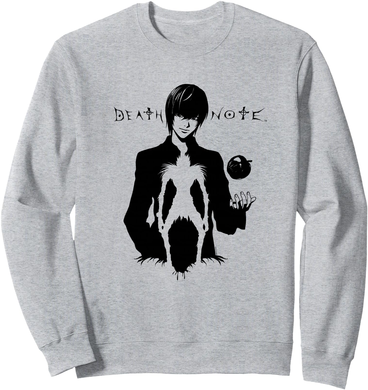 Original Death Note Light Silhoutte T-Shirt - Streetwear Style for Adults - T-Shirt, Sweatshirt, Hoodie