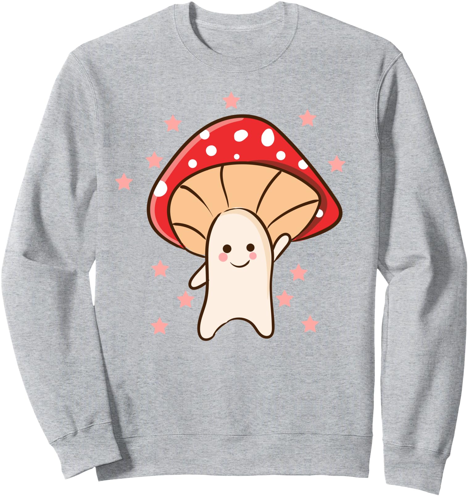 Mushroom Kawaii Anime Aesthetic T-Shirt - Aesthetic Graphic Men Women - T-Shirt, Sweatshirt, Hoodie