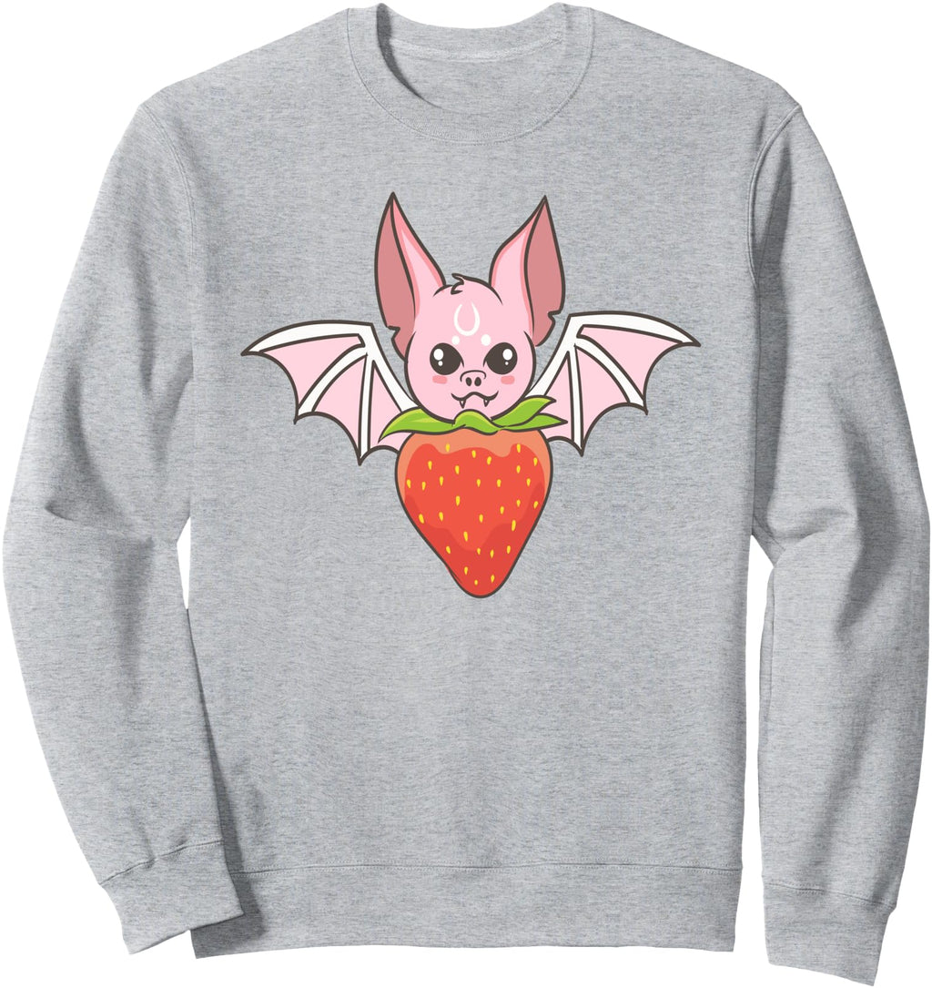 Original Strawberry Bat Kawaii Anime Hoodie - Novelty Apparel Unisex - T-Shirt, Sweatshirt, Hoodie
