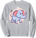 Original Elephant Kawaii Anime Sweatshirt - Graphic Print Men Women - T-Shirt, Sweatshirt, Hoodie