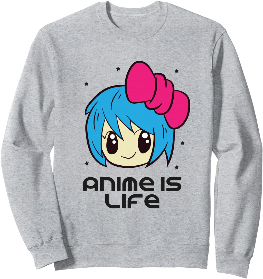 Authentic Anime Is Life Anime T-Shirt - Streetwear Style for Adults - T-Shirt, Sweatshirt, Hoodie
