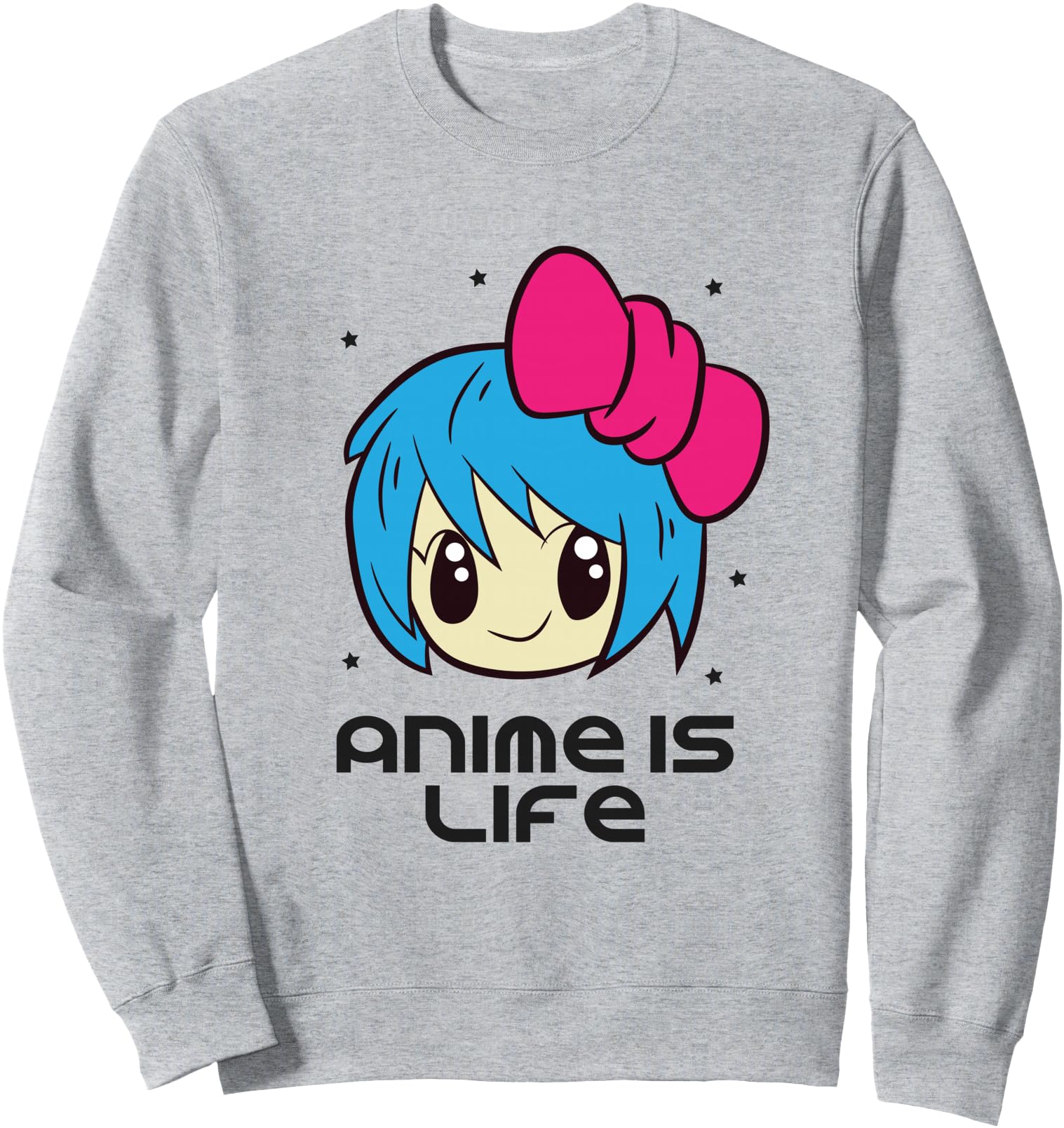 Authentic Anime Is Life Anime T-Shirt - Streetwear Style for Adults - T-Shirt, Sweatshirt, Hoodie