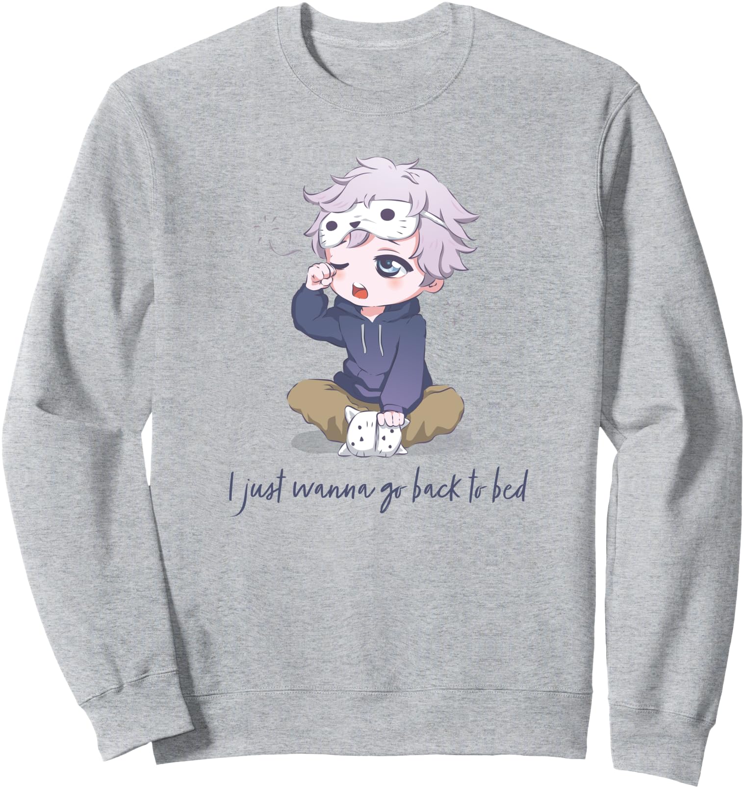 Original I Just Wanna Go Back To Bed Hoodie - Streetwear Style for Adults - T-Shirt, Sweatshirt, Hoodie