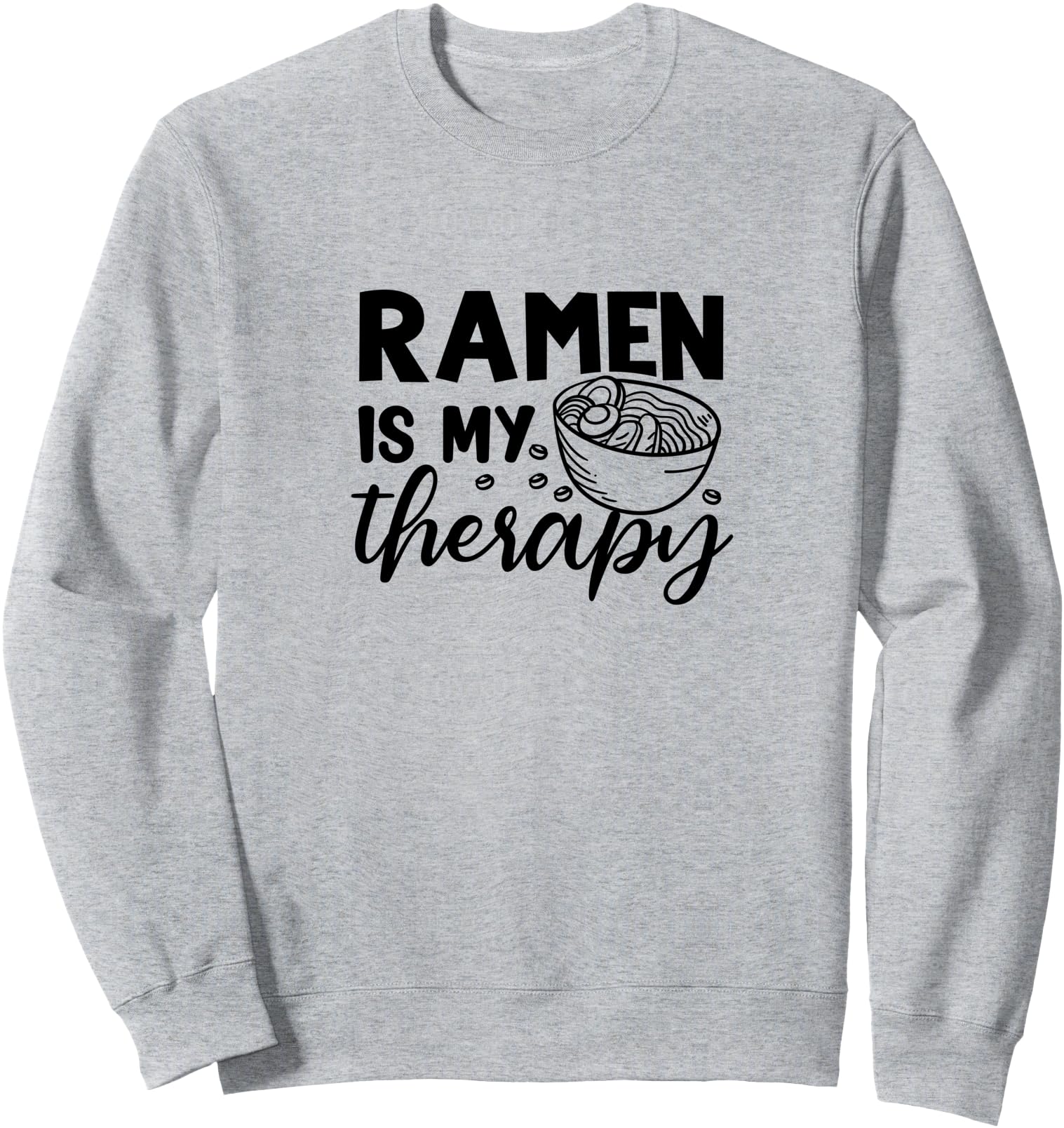Authentic Ramen As Therapy Japanese T-Shirt - Fun Novelty Design Men Women - T-Shirt, Sweatshirt, Hoodie