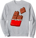 Exclusive Milk Chocolate Bar Cats Hoodie - Unique Graphic for Adults - T-Shirt, Sweatshirt, Hoodie