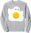 Ghost Fried Egg Costume Halloween Egg T-Shirt - Graphic Print Men Women - T-Shirt, Sweatshirt, Hoodie