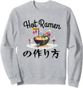 Ramen How To Make Hot Noodles Kanji T-Shirt - Minimalist Print Men Women - T-Shirt, Sweatshirt, Hoodie
