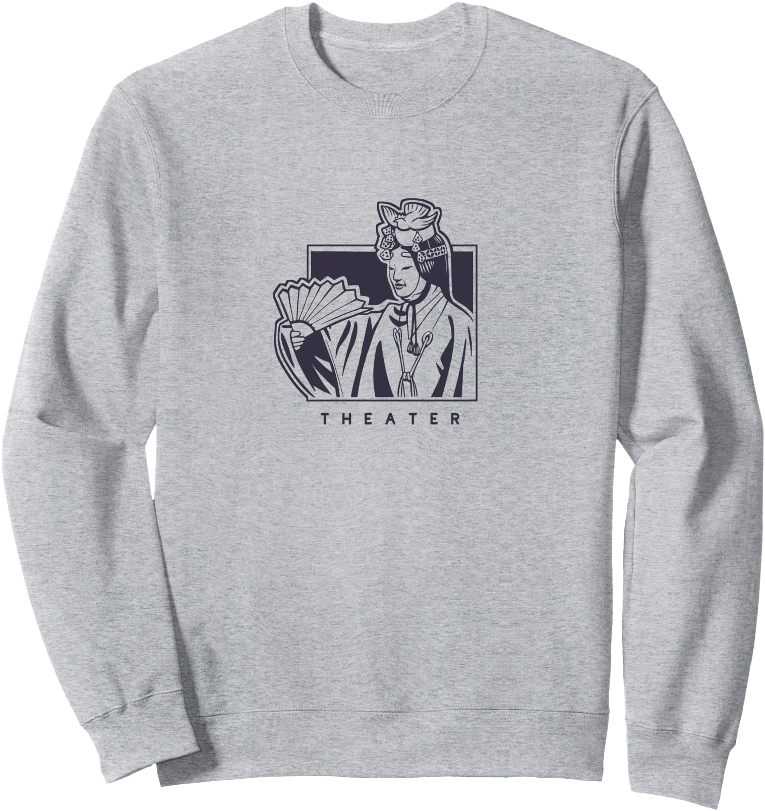 Exclusive Noh Theater Onnamen Japanese Sweatshirt - Graphic Print Unisex - T-Shirt, Sweatshirt, Hoodie