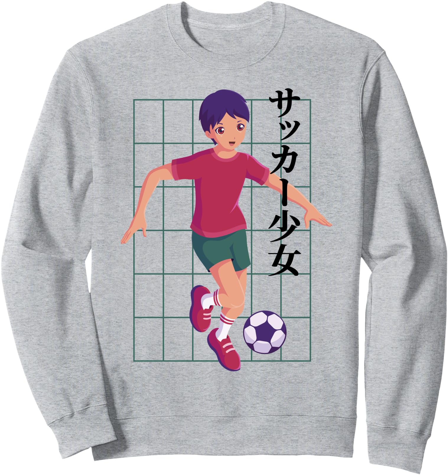 Otaku Anime Football Manga Japanese T-Shirt - Trendy Graphic Unisex - T-Shirt, Sweatshirt, Hoodie