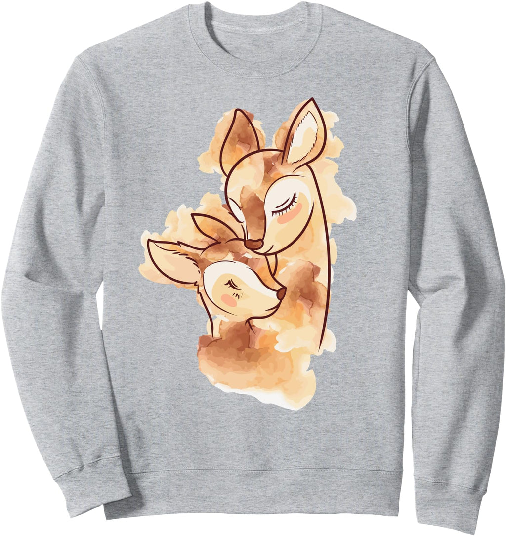 Authentic Sweet Family Deers Sweatshirt - Casual Everyday Wear Men Women - T-Shirt, Sweatshirt, Hoodie