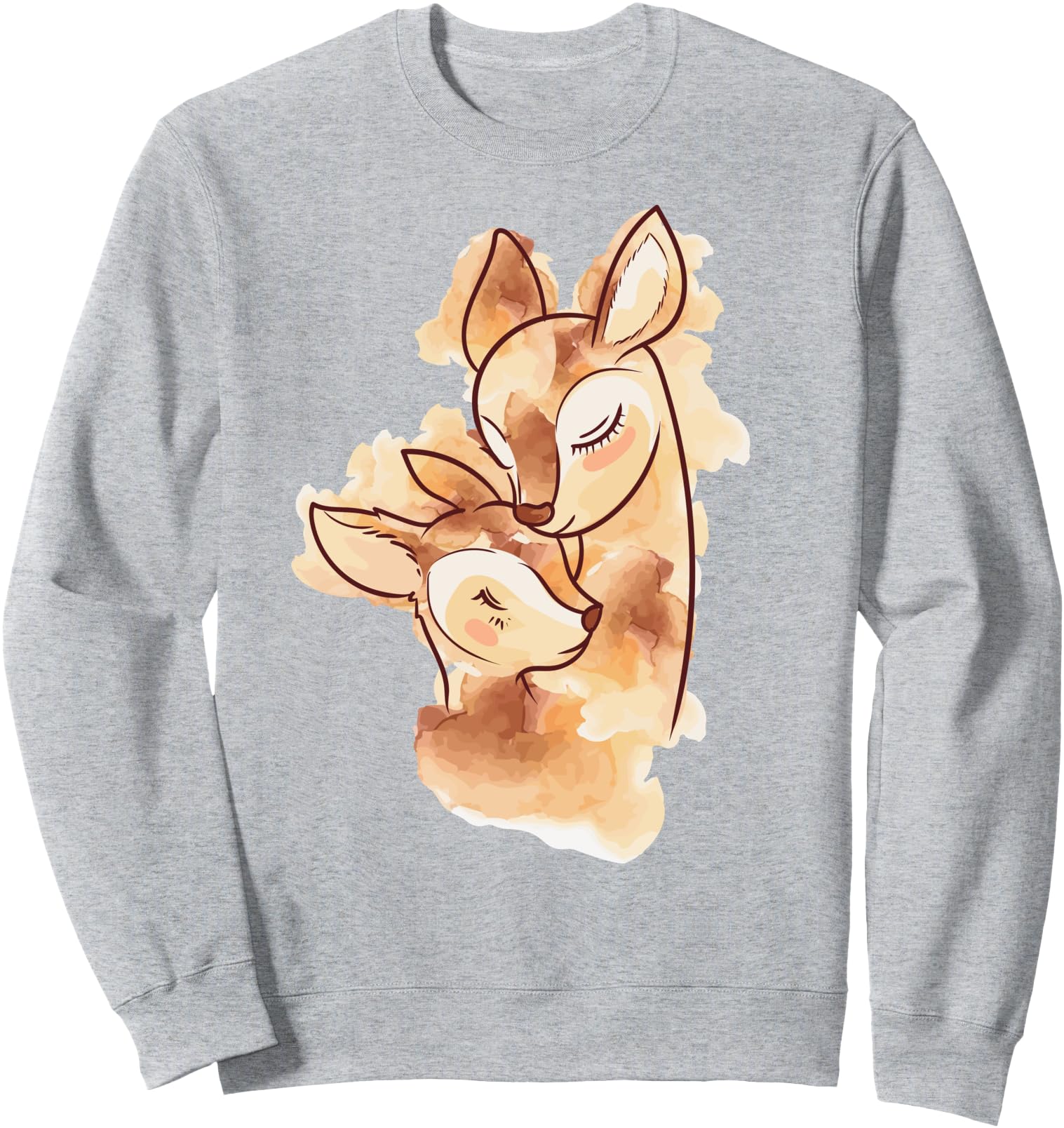 Authentic Sweet Family Deers Sweatshirt - Casual Everyday Wear Men Women - T-Shirt, Sweatshirt, Hoodie