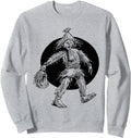 Exclusive Scarecrow Cartoon Sweatshirt - Casual Everyday Wear Men Women - T-Shirt, Sweatshirt, Hoodie