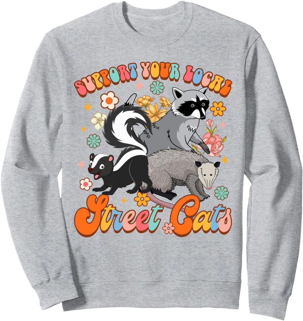 Exclusive Raccoon Opossum Skunk Hoodie - Fun Novelty Design Men Women - T-Shirt, Sweatshirt, Hoodie
