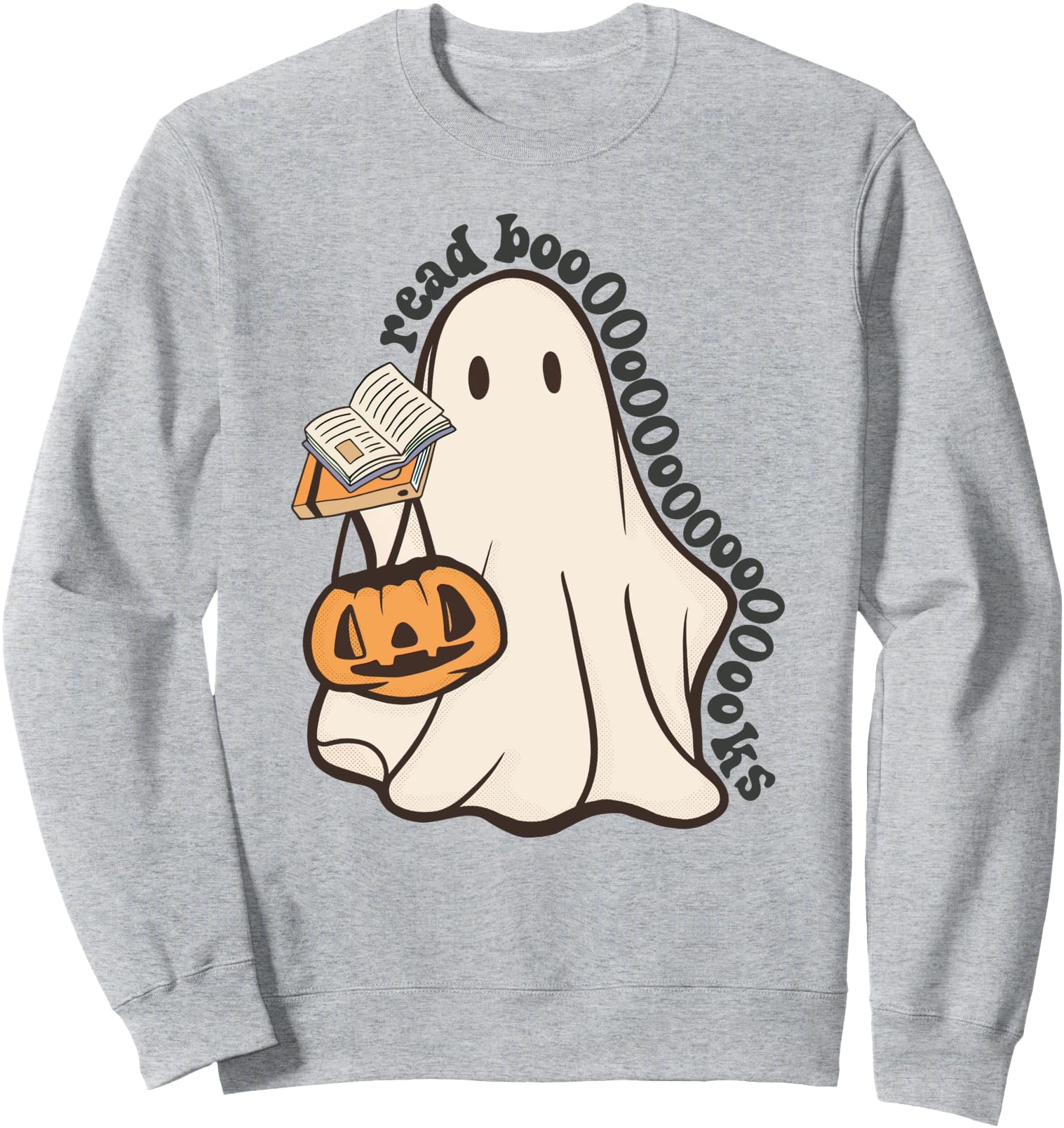 Ghost Reading Books Librarian Teacher Hoodie - Unique Graphic for Adults - T-Shirt, Sweatshirt, Hoodie