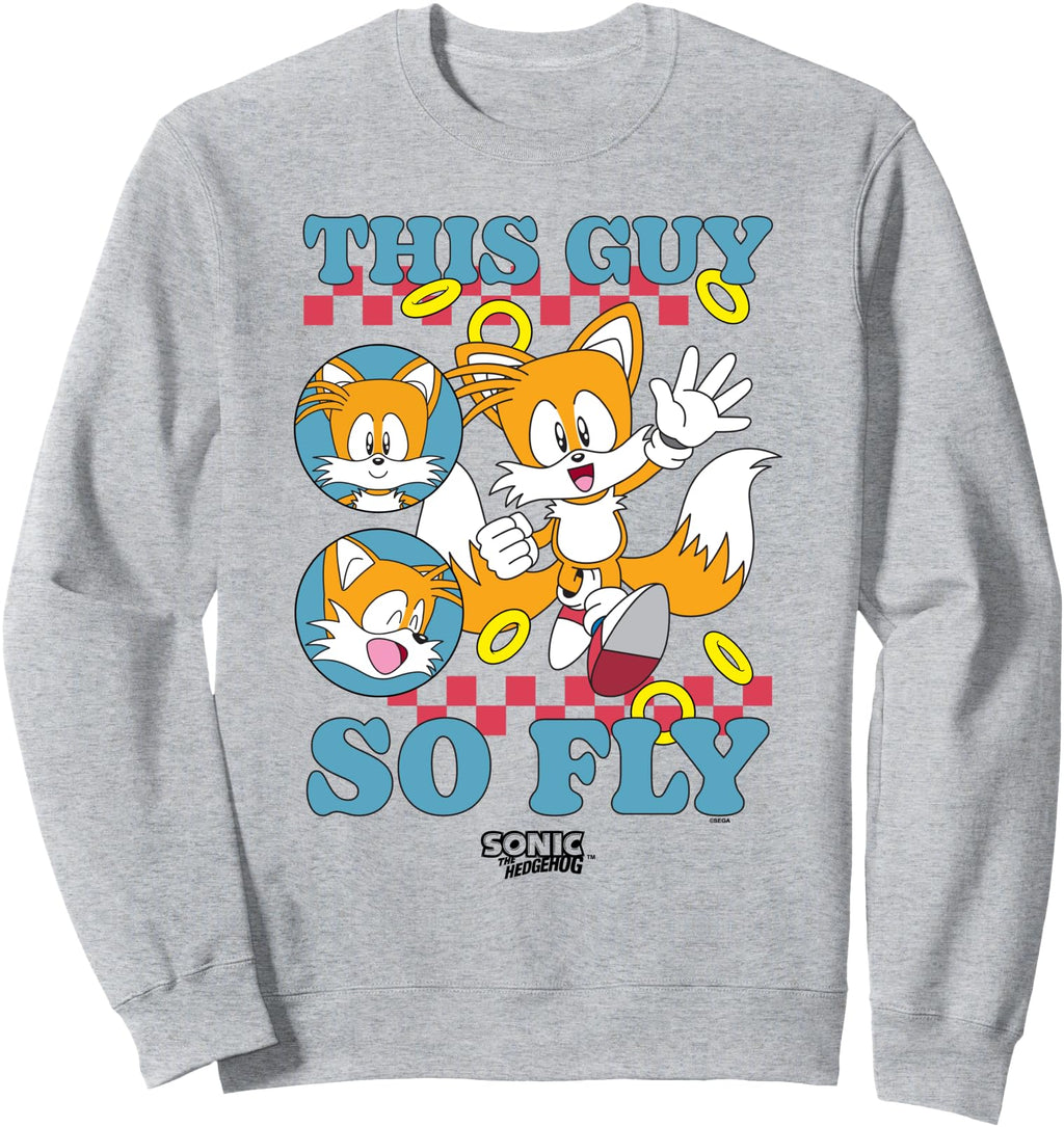 Sonic Hedgehog This Guy So Fly Sweatshirt - Casual Everyday Wear Men Women - T-Shirt, Sweatshirt, Hoodie