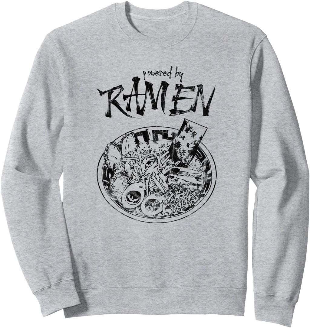 Original Powered Ramen Japanese Love Hoodie - Novelty Apparel for Adults - T-Shirt, Sweatshirt, Hoodie
