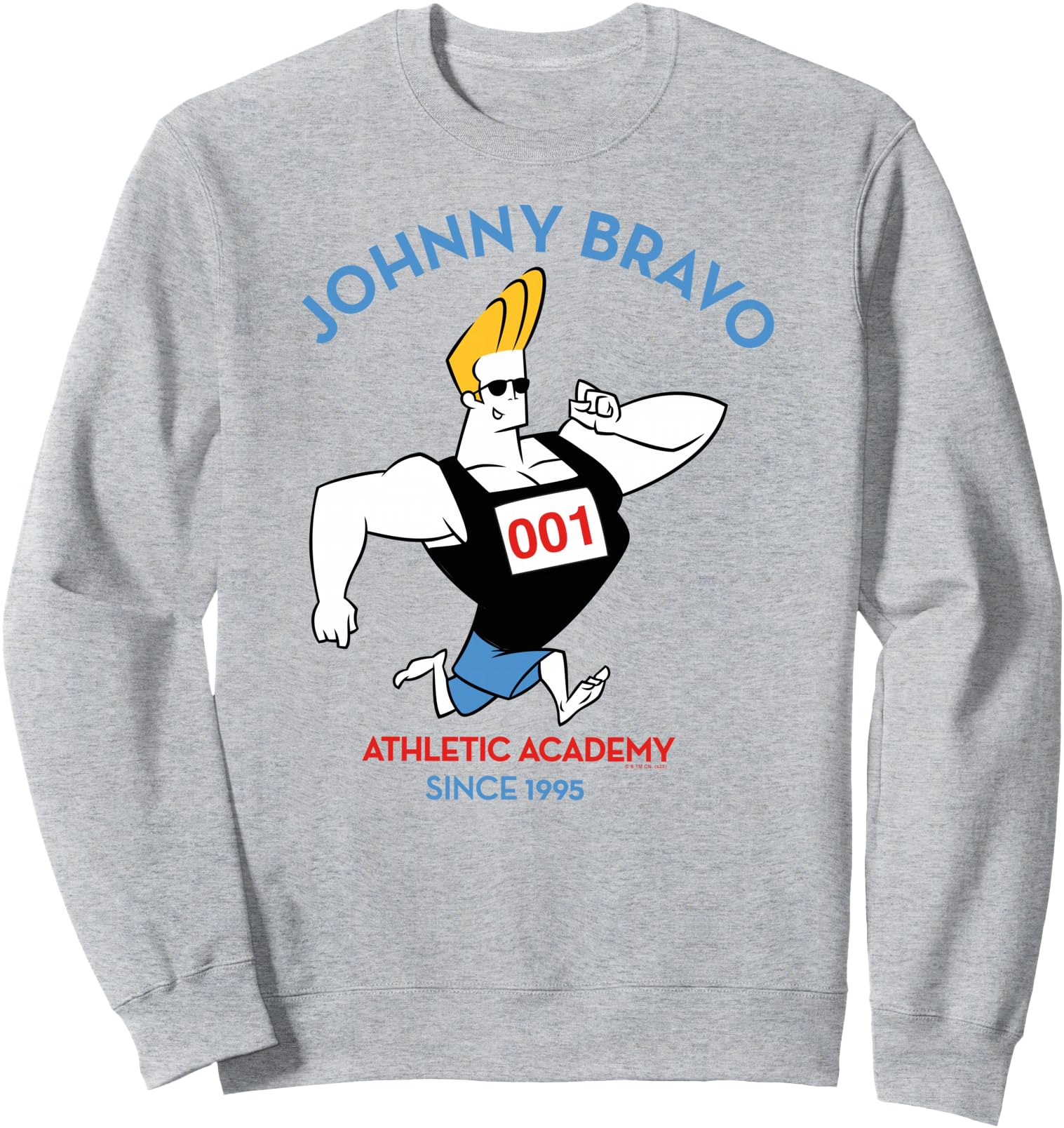 Exclusive Johnny Bravo Athletic T-Shirt - Custom Art Print Men Women - T-Shirt, Sweatshirt, Hoodie