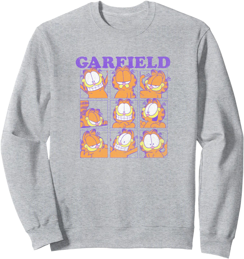 Garfield Many Faces Grid Artist T-Shirt - Unique Graphic Men Women - T-Shirt, Sweatshirt, Hoodie