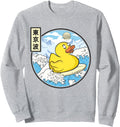 Surfing Rubber Duck Japanese Waves Kawaii Hoodie - Streetwear Style Unisex - T-Shirt, Sweatshirt, Hoodie