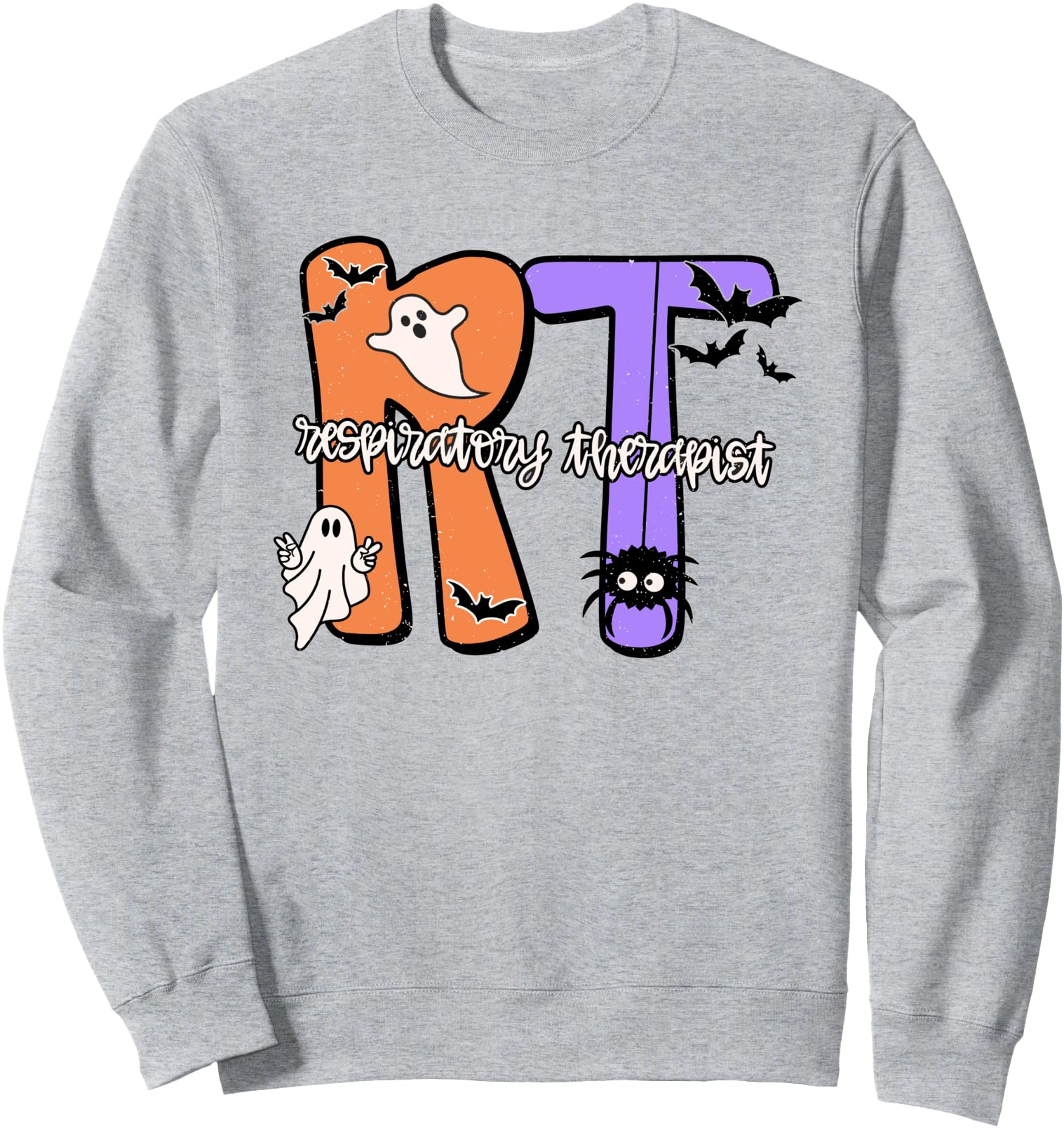 Respiratory Therapist Halloween Sweatshirt - Custom Art Print for Adults - T-Shirt, Sweatshirt, Hoodie