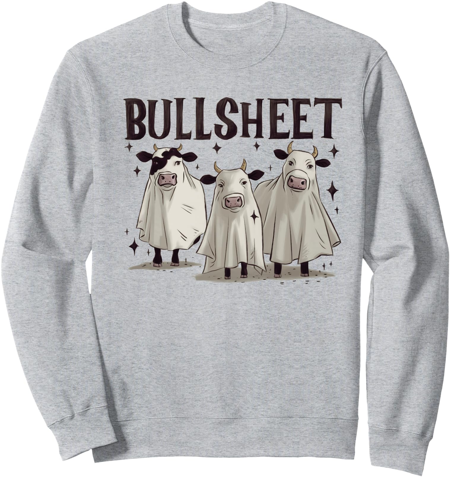 Authentic Halloween Bullsheet Cow Sweatshirt - Custom Art Print Men Women - T-Shirt, Sweatshirt, Hoodie