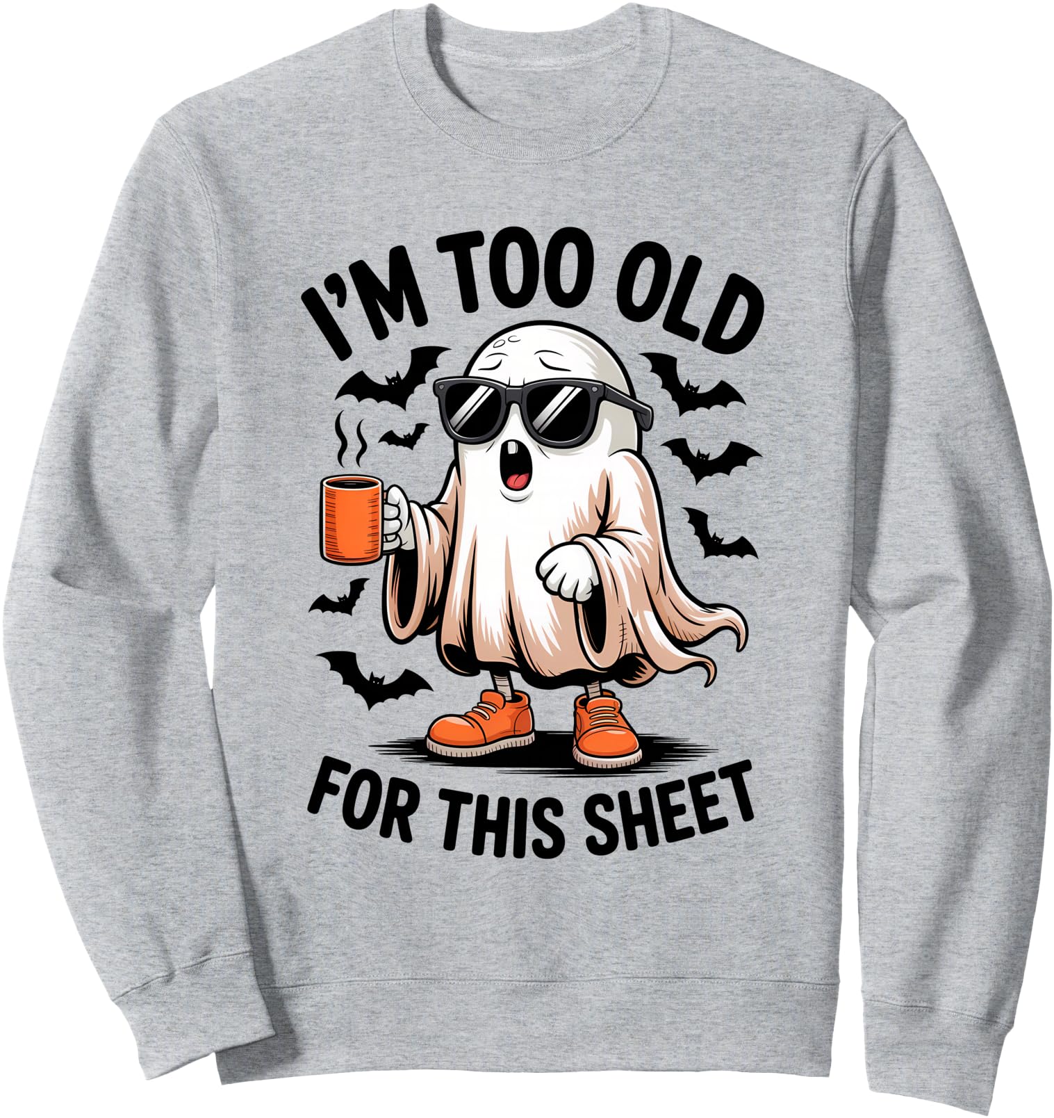 I M Too Old This Sheet Ghost T-Shirt - Minimalist Print for Adults - T-Shirt, Sweatshirt, Hoodie