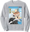 Exclusive Instant Ramen Noodles Surfing Sweatshirt - Graphic Print Unisex - T-Shirt, Sweatshirt, Hoodie